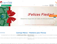 Tablet Screenshot of castingsmexico.com